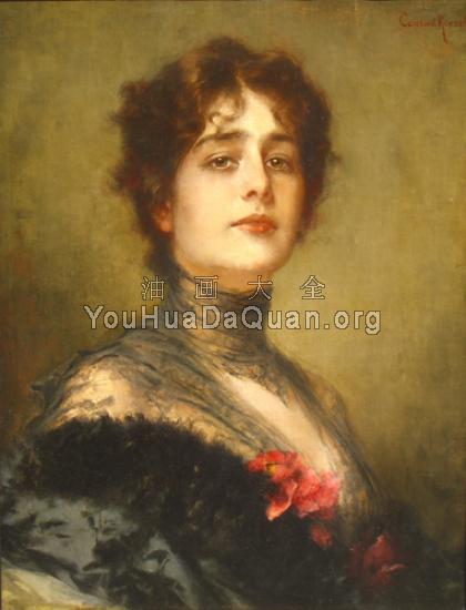 Portrait Of a Spanish Lady - 康拉德·基泽尔